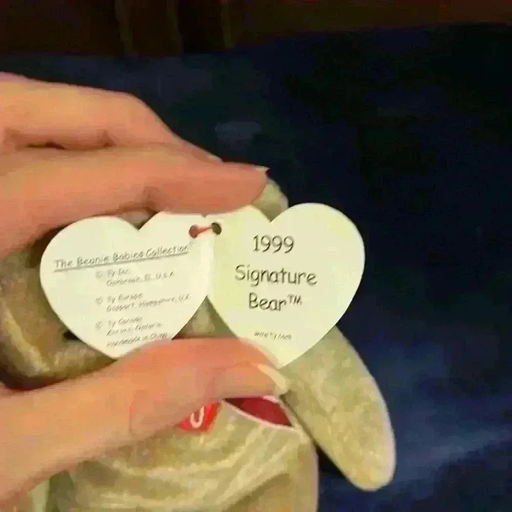 1999 Signature Bear Ty Beanie Baby